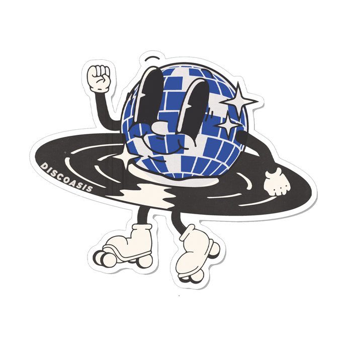 Disco Ball Character Sticker