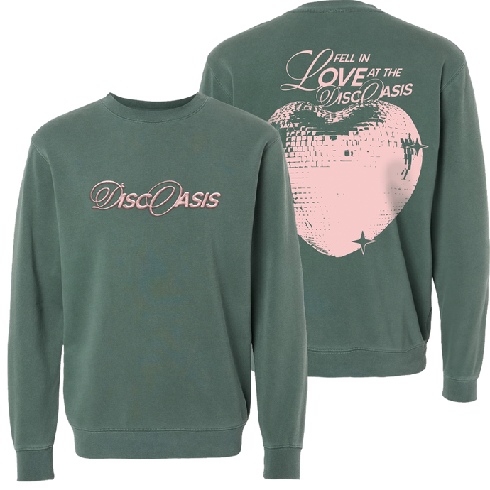 Fell in Love at the DiscOasis Crewneck